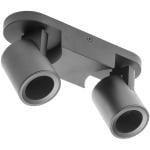 Спот потолочный GTV BLINK GU10 IP20 двойной Черный (00000035106)