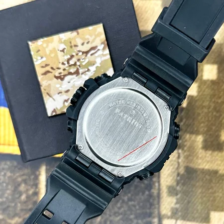 Наручные часы Patriot 002BKUASI Тризуб серебро с коробкой Черный - фото 4