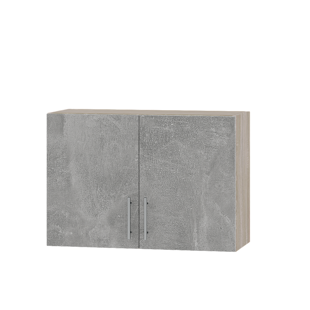 Шкаф верхний Эверест Оптима модуль Верх для сушки посуды В22-800 80х30х56 см Бетон/Дуб Сонома (08661)