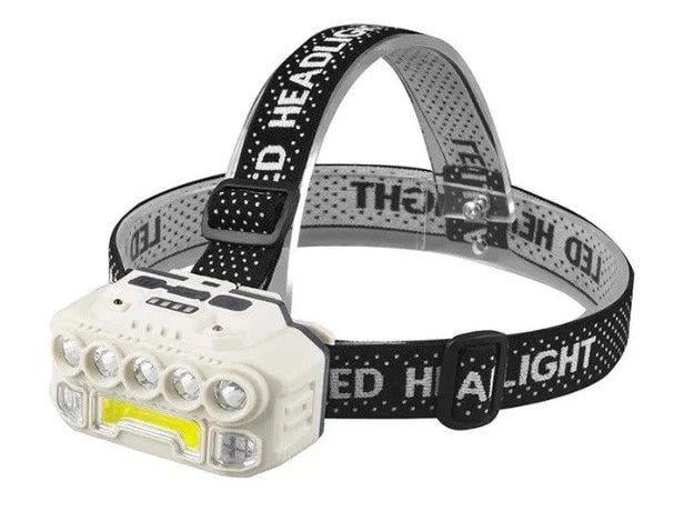 LED-фонарь налобный HC-816 USB Type-C аккумуляторный с датчиком движения (10574)