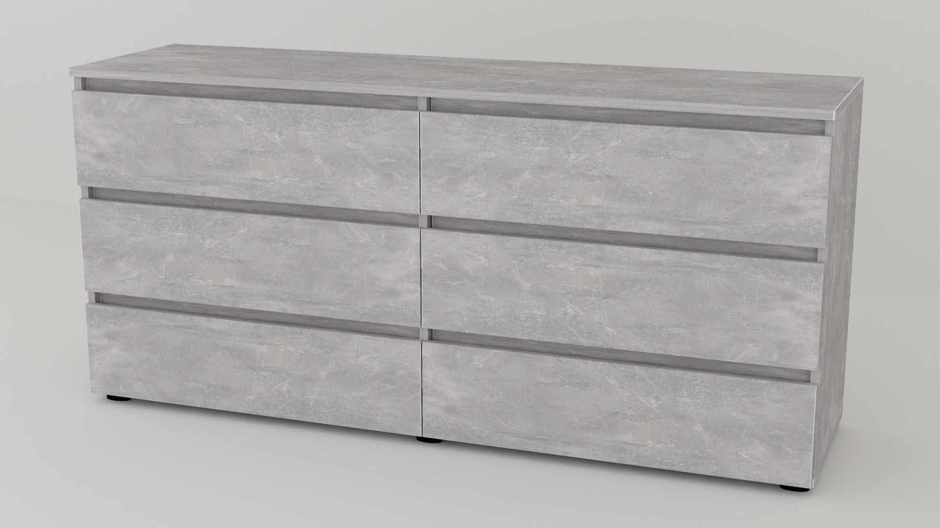 Комод Алекса СН-33/38 160х38х75 см Индастриал