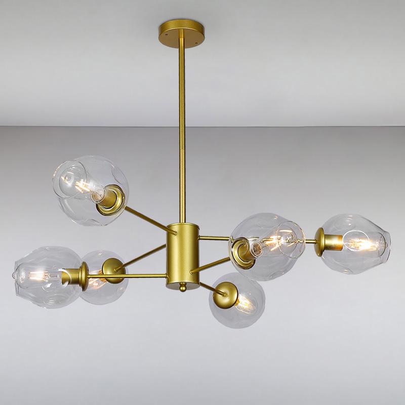 Люстра-молекула подвесная Light House LS-15178-6 Золото (8782)