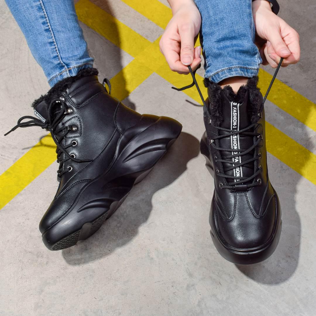 Ботинки женские зимние на высокой подошве 323806 р. 36 23,5 см Ботинки женские зимние на высокой подошве 323806 р. 36 23,5 см