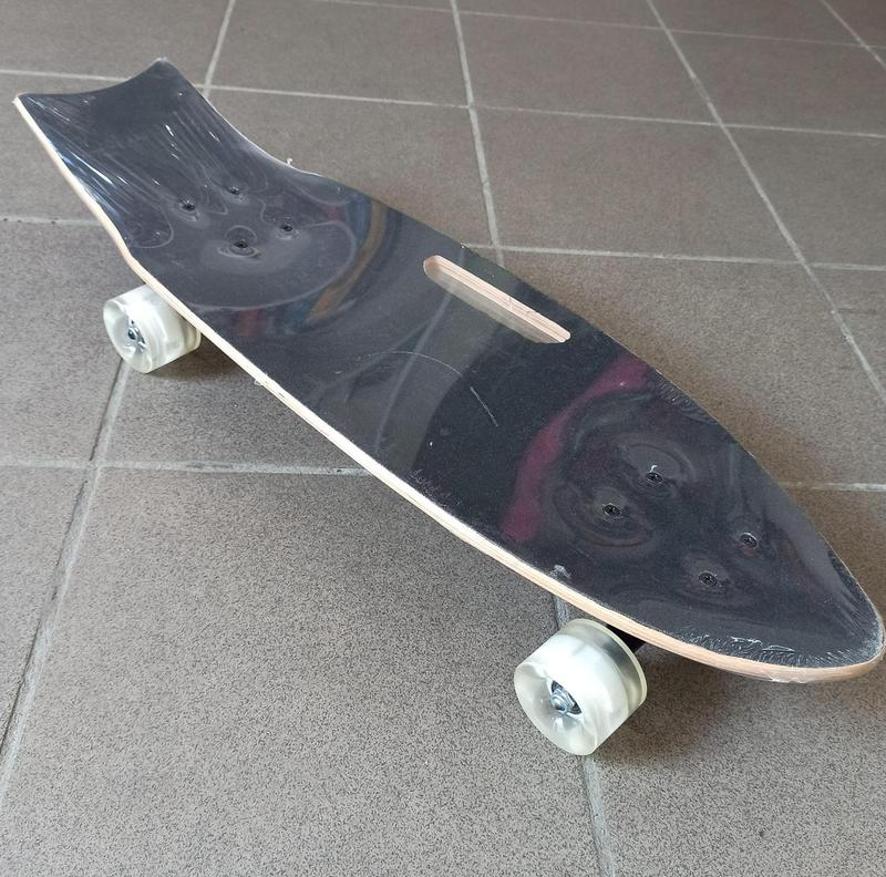 Скейтборд деревянный с ручкой канадский клен 100 кг (2565389451)