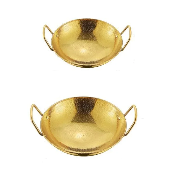 Набір сотейників із нержавіючої сталі 2 шт. 24x6,3/26x6,7 см (C01863)