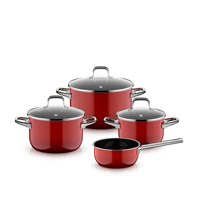 Набір каструль WMF Fusiontec Essential Pro 4 пр. Passion Red (3201114237)