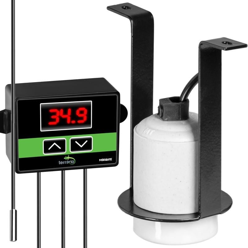 Светильник керамический патрон Terrario Muaritan Temperature Control 200W с термостатом (TR-MUARITAN-TERMOSTAT) Светильник керамический патрон Terrario Muaritan Temperature Control 200W с термостатом (TR-MUARITAN-TERMOSTAT)