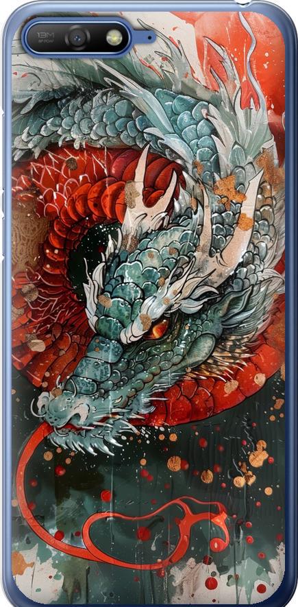 Чехол на Huawei Y6 2018 Стихия огня (6101t-1637-42517)