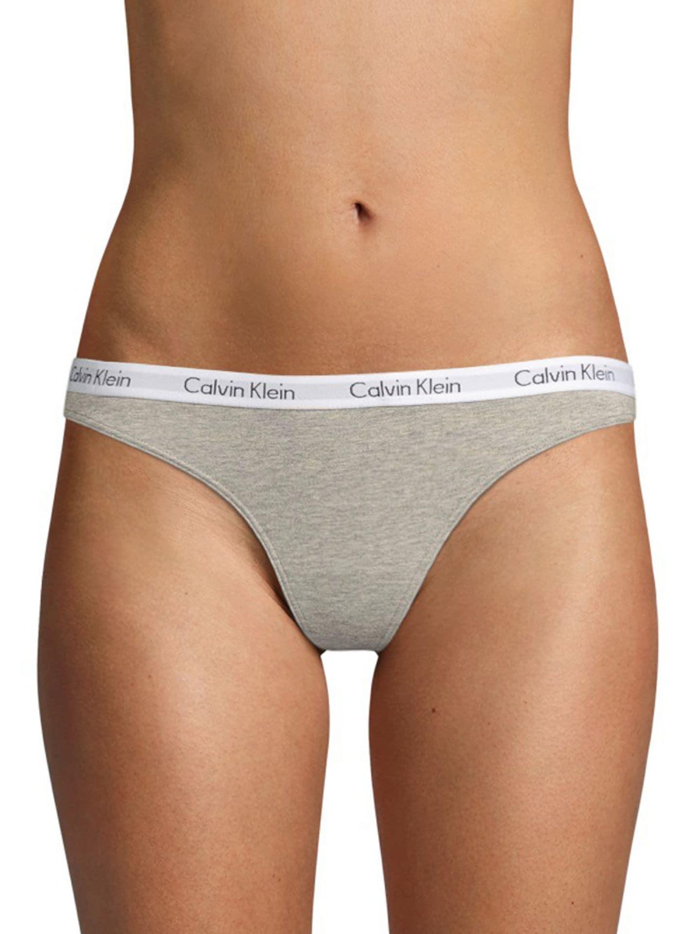 Набір жіночих трусів тонг Calvin Klein XL Різнокольоровий (1159784228) - фото 2