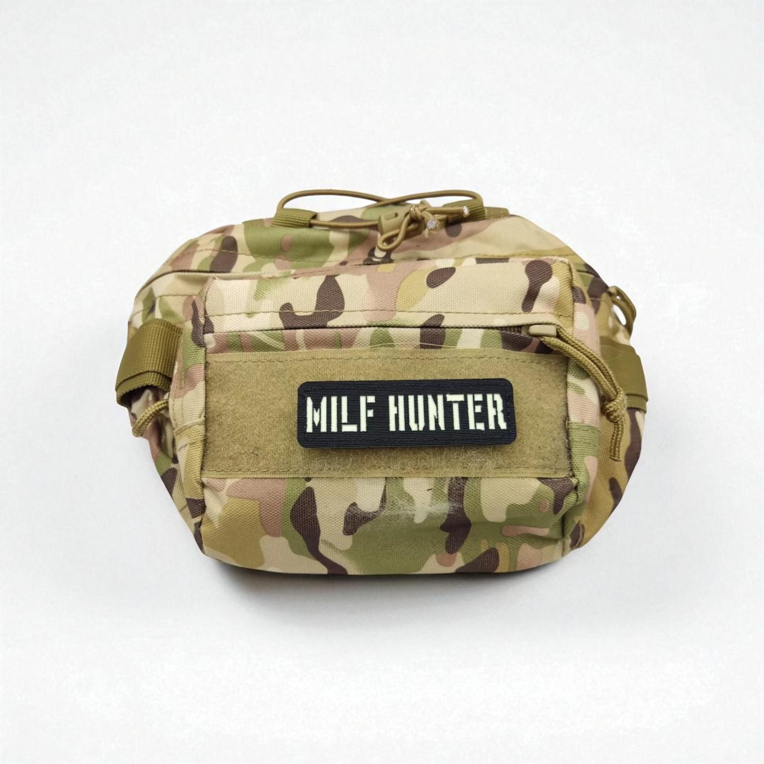 Шеврон Laser Cut "Milf Hunter" Чорний - фото 2 Шеврон Laser Cut "Milf Hunter" Чорний - фото 2