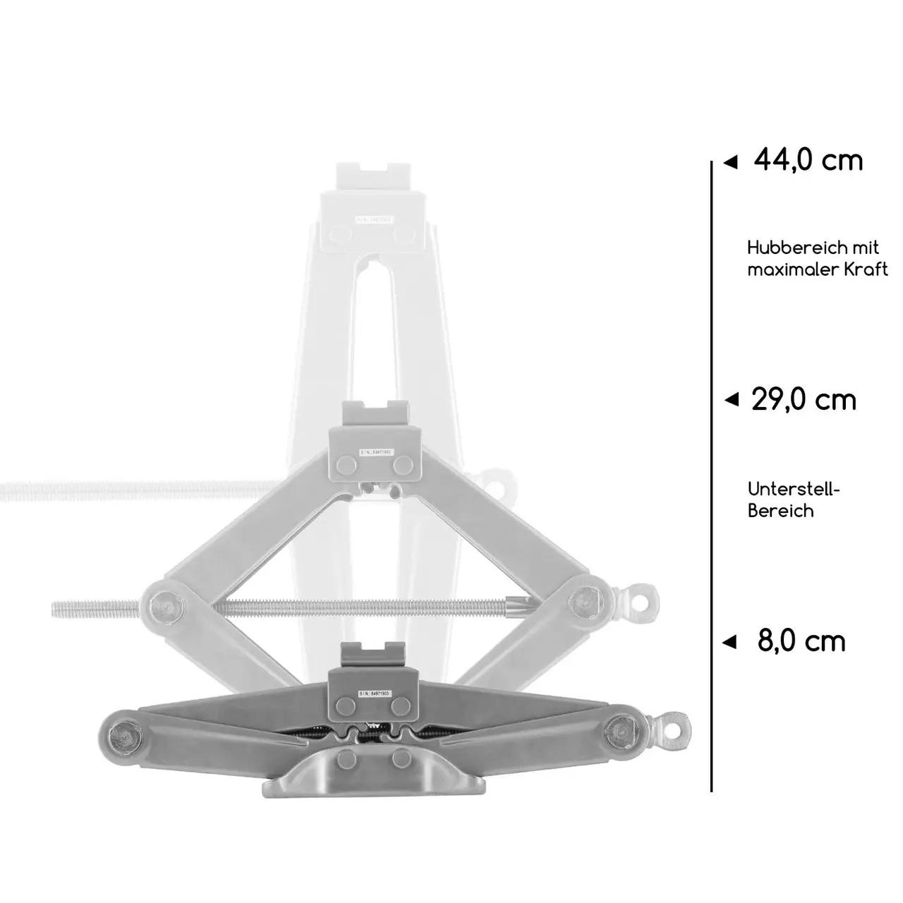 Домкрат з ручкою механічний Alca Auto Lift X-Power ромбічний до 2 т (436200) - фото 3