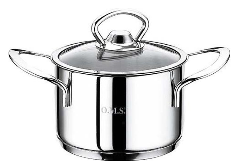 Каструля OMS з нержавіючої сталі з кришкою для газу і індукцїї 1,5 л (2008-1,5) Каструля OMS з нержавіючої сталі з кришкою для газу і індукцїї 1,5 л (2008-1,5)