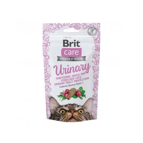 Ласощі для котів функціональні Brit Care Cat Snack Urinary з індичкою 50 г Ласощі для котів функціональні Brit Care Cat Snack Urinary з індичкою 50 г