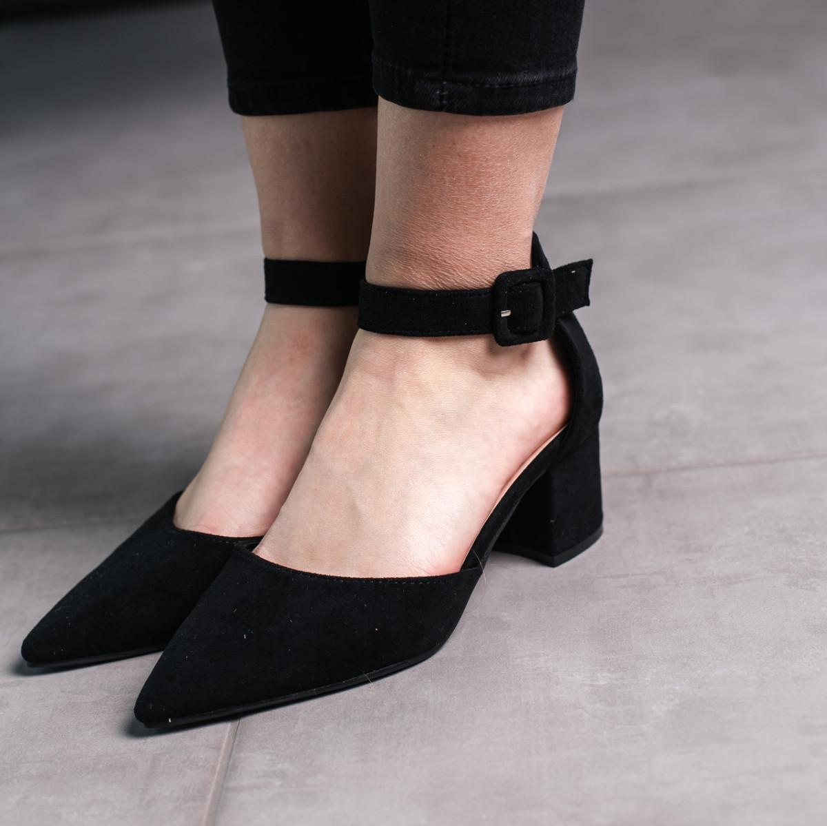 Туфли женские Fashion р. 39 25 см Черный (3683)