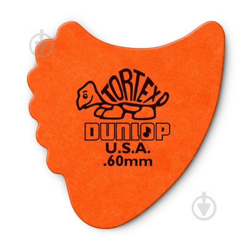 Медиатор Dunlop 4141-0.60 Tortex Fin Pick 0.60 mm (1 шт.)