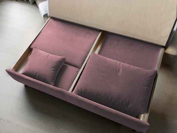 Диван-трансформер Tobi Sho Kubus-120 мягкий для гостиной велюр 1600х800х1000 мм Пудрово-сиреневый - фото 7 Диван-трансформер Tobi Sho Kubus-120 мягкий для гостиной велюр 1600х800х1000 мм Пудрово-сиреневый - фото 7