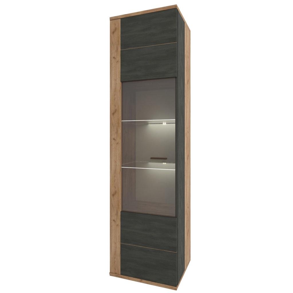 Пенал в гостиную Sokme Адель 1 Д 523х396х1905 мм Крафт табако (28420164)