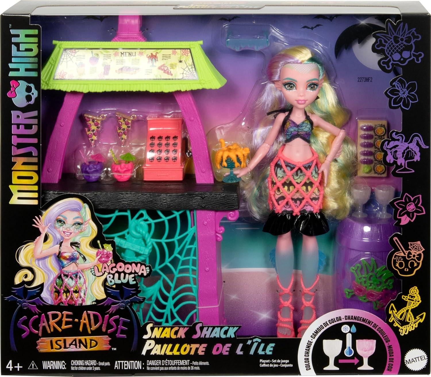 Лялька Monster High Lagoona Blue Scare-adise Island Snack Shack - фото 2