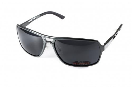 Очки поляризационные BluWater Alumination-4 Gun Metal Polarized Серый