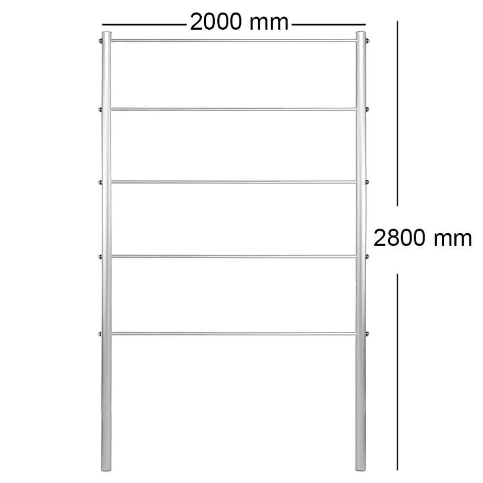 Опора для растений шпалеры садовые 2800х2000 мм d 28 мм/d 12 мм (ШС-D28/D12-2800*2000) - фото 2 Опора для растений шпалеры садовые 2800х2000 мм d 28 мм/d 12 мм (ШС-D28/D12-2800*2000) - фото 2