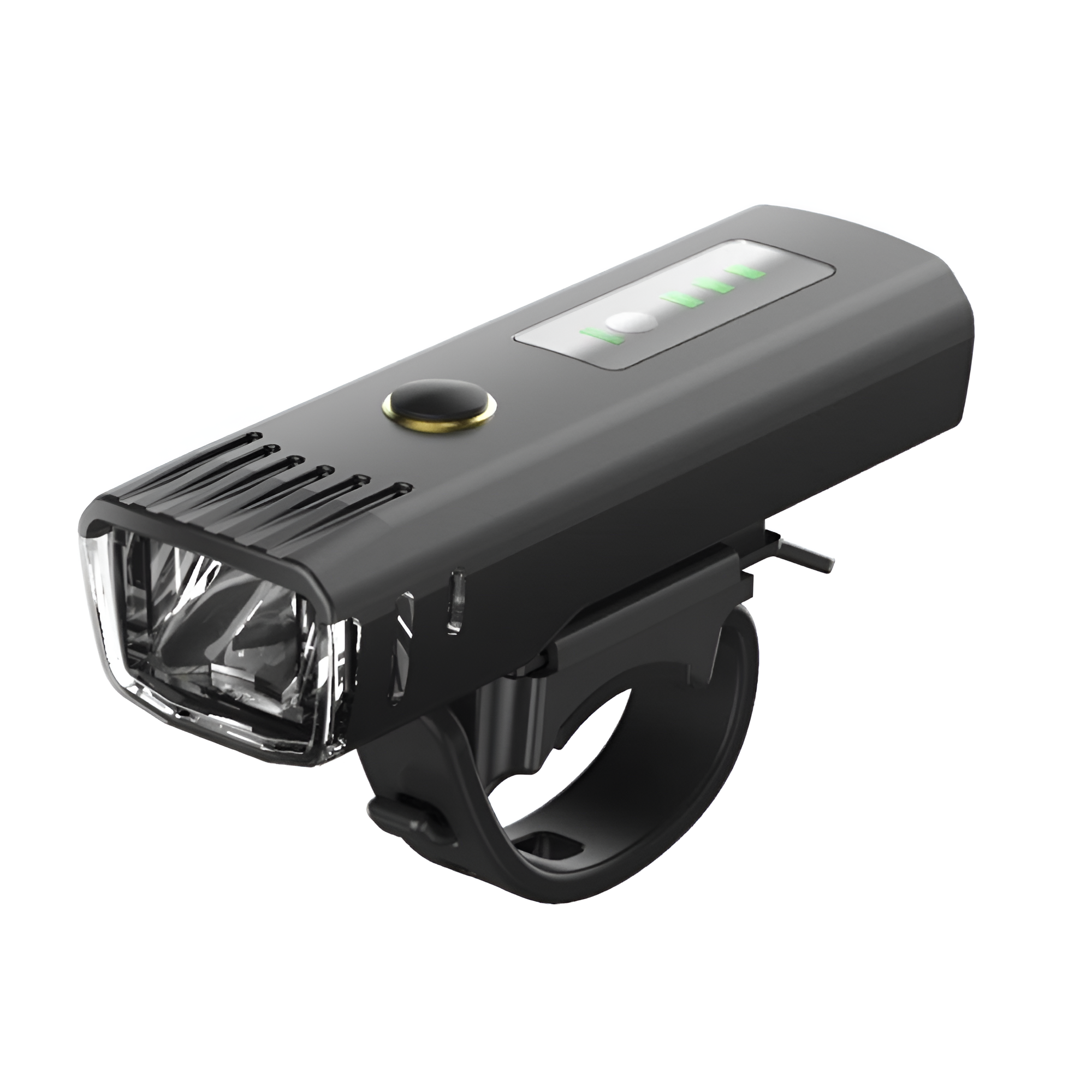 Аккумуляторный велосипедный фонарь Stenson VL97813 10х5,5х4,5 см USB металл/пластик/силикон Черный