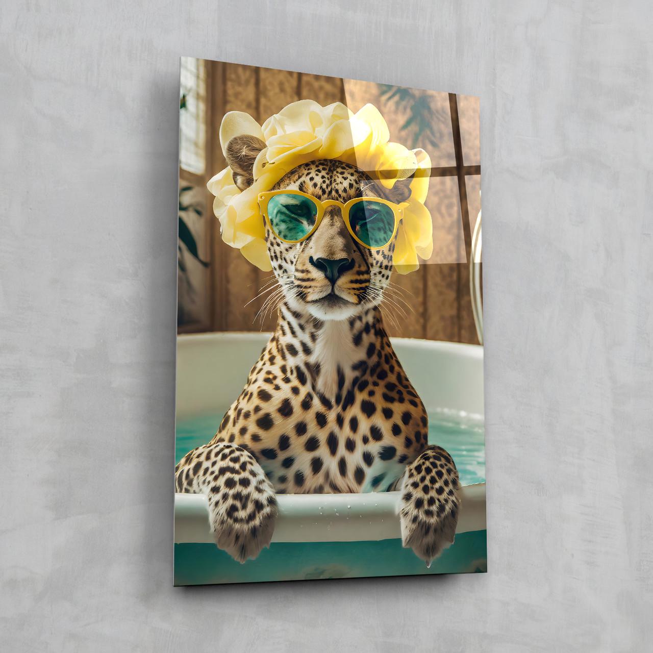 Картина на стекле NovellaPrint Стильный леопард 50х75 см (452.2) - фото 7