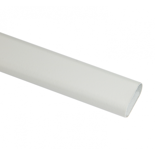 Труба штанга в шкаф овальная Sigma 1000х30х15 мм Белый матовый (714768)