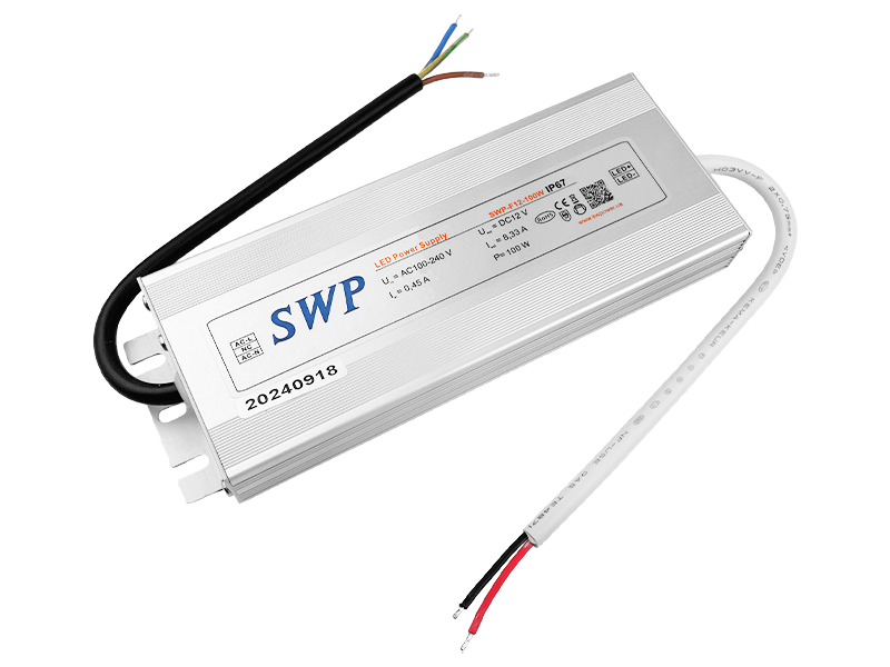 Блок питания 100W IP67 12V герметичный стабилизированный по напряжению (SWP-F12-100W)