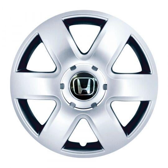 Автомобильные колпаки SKS 337 R15 с логотипом Honda 4 шт. Серебристый