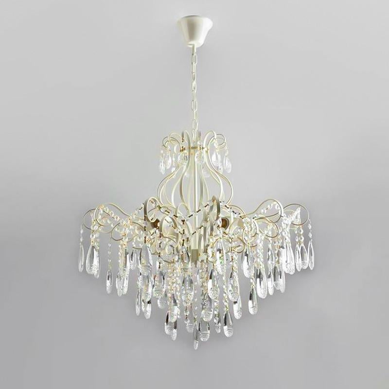 Люстра подвесная хрустальная Light House SH-18228/6 LWG 680х680х500 мм Белый