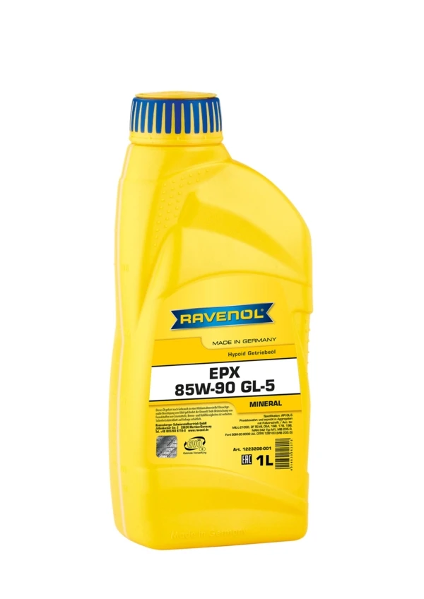Трансмиссионное масло RAVENOL EPX 85W-90 минеральное 1 л (1223206-001)