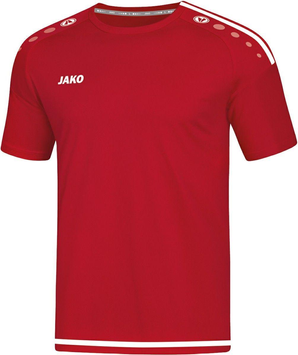 Футболка Jako STRIKER 2.0 4219-11 L Красно-белый Футболка Jako STRIKER 2.0 4219-11 L Красно-белый