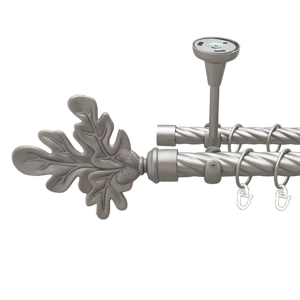 Карниз для штор Orvit Листок двухрядный скрученный 300 см Сатин (00-00024221)