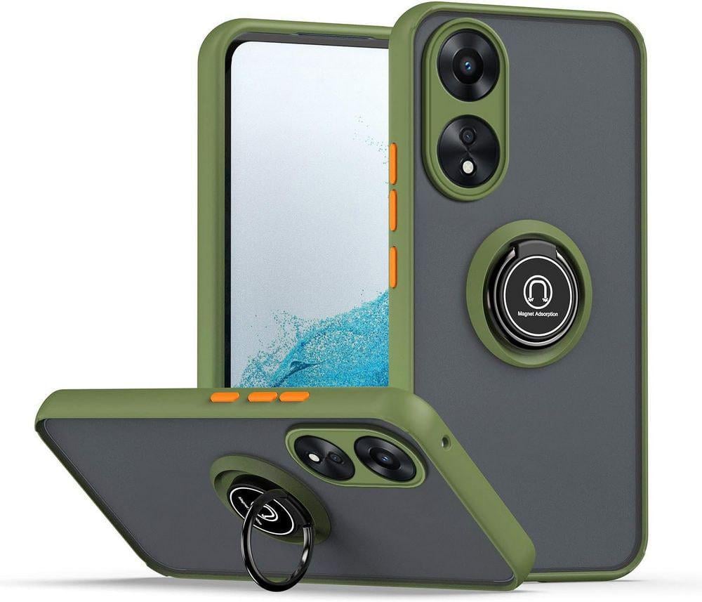 Защитный чехол MatteLuxe OPPO A78 (с кольцом) Khaki (34662-17)