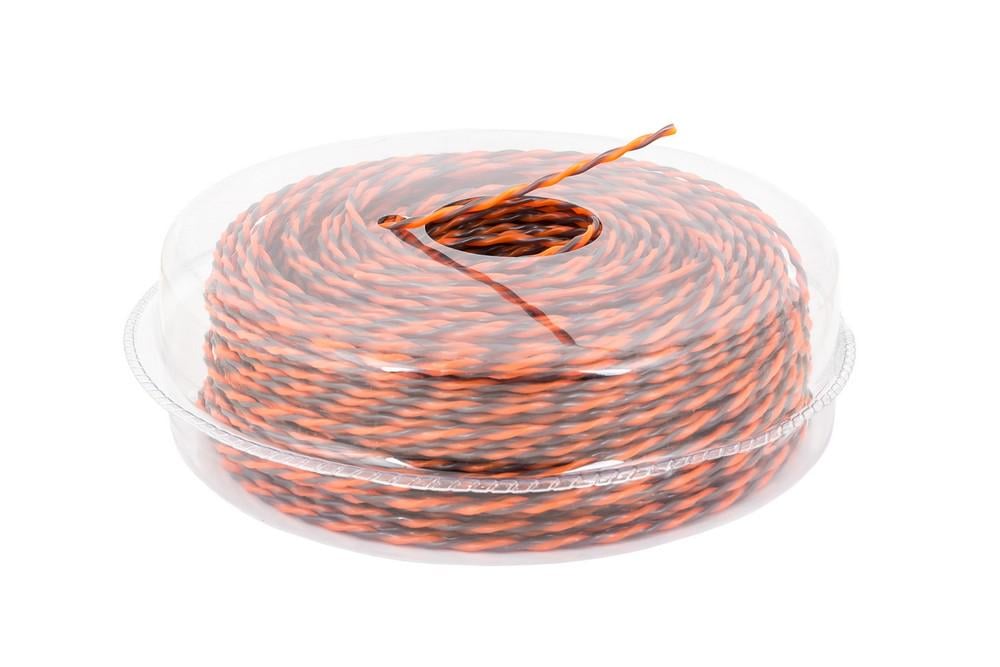 Леска для триммера бесшумная MasterTool Spiral 2,7 мм 71 м блистер (19-1613)