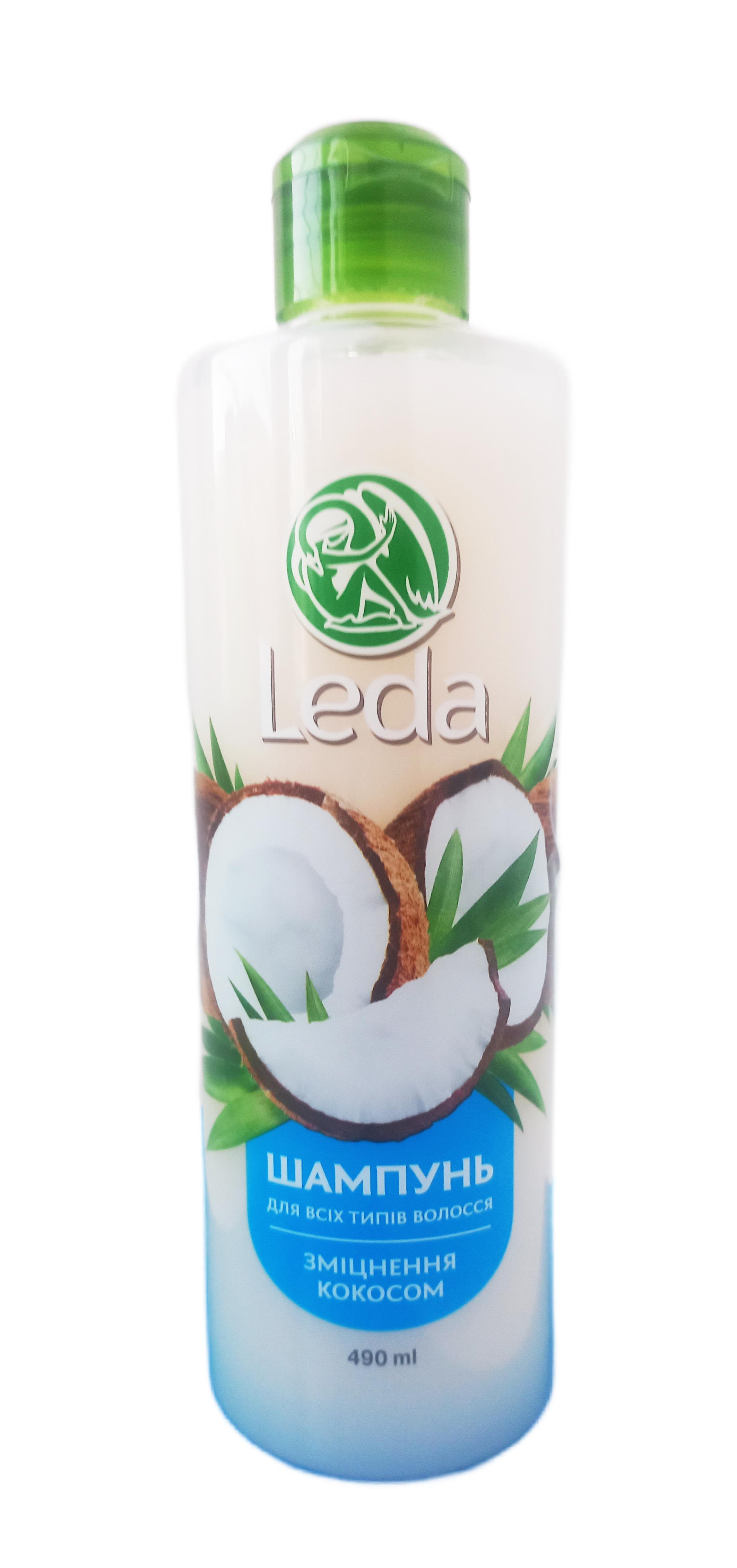 Шампунь Leda Зміцнення кокосом для всіх типів волосся 490 мл (129460)