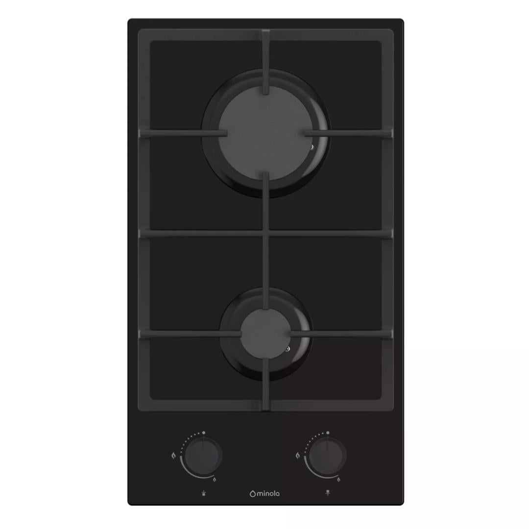 Варильна поверхня газова на склі MINOLA MGG 31422 Black (5905538401693)
