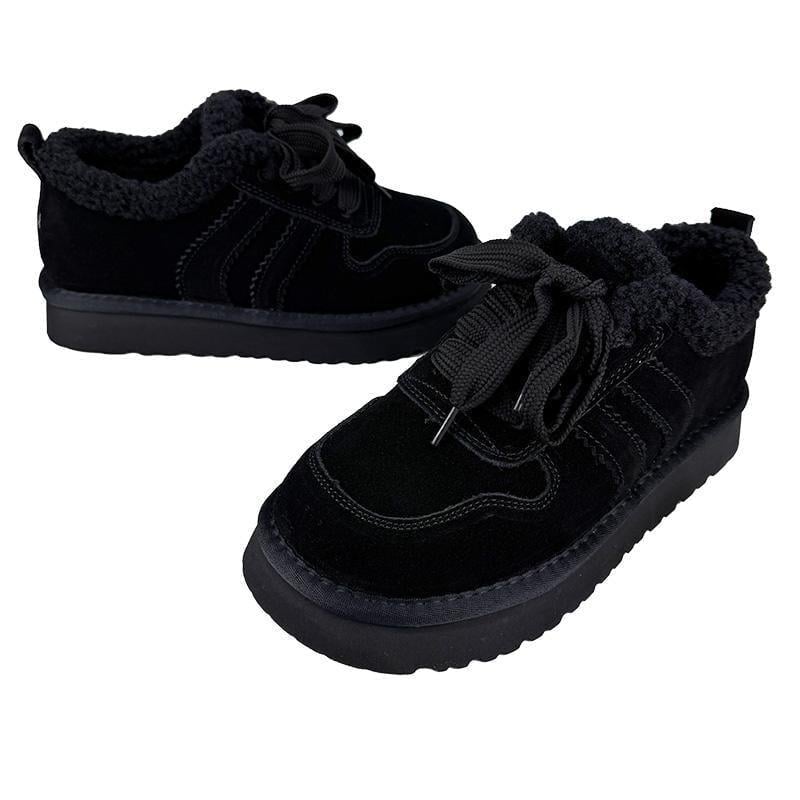 Кеды женские зимние замшевые 50266-1 p. 40 25,5 см Черный - фото 2