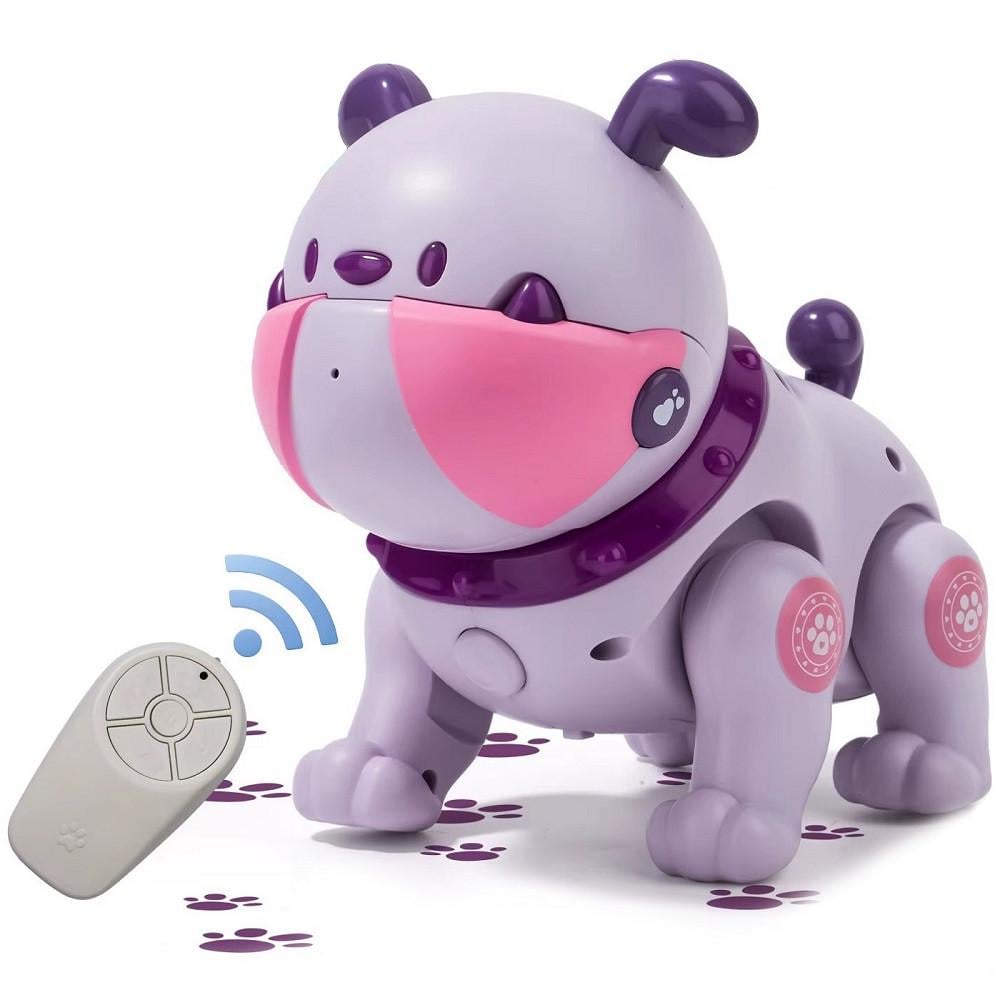 Радиоуправляемая игрушка WToys Собака Смайк с подсветкой сенсорная Фиолетовый (28443565) - фото 2 Радиоуправляемая игрушка WToys Собака Смайк с подсветкой сенсорная Фиолетовый (28443565) - фото 2