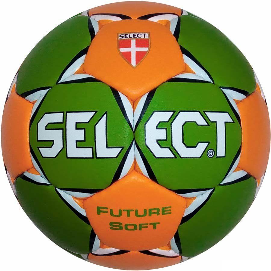 Гандбольный мяч SELECT FUTURE SOFT MICRO р. 00 Зеленый/Оранжевый (165185-203)