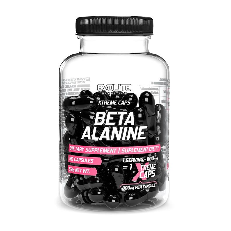 Бета-аланін Evolite Nutrition Beta Alanine 800 мг Xtreme 60 капс. (22205-01)