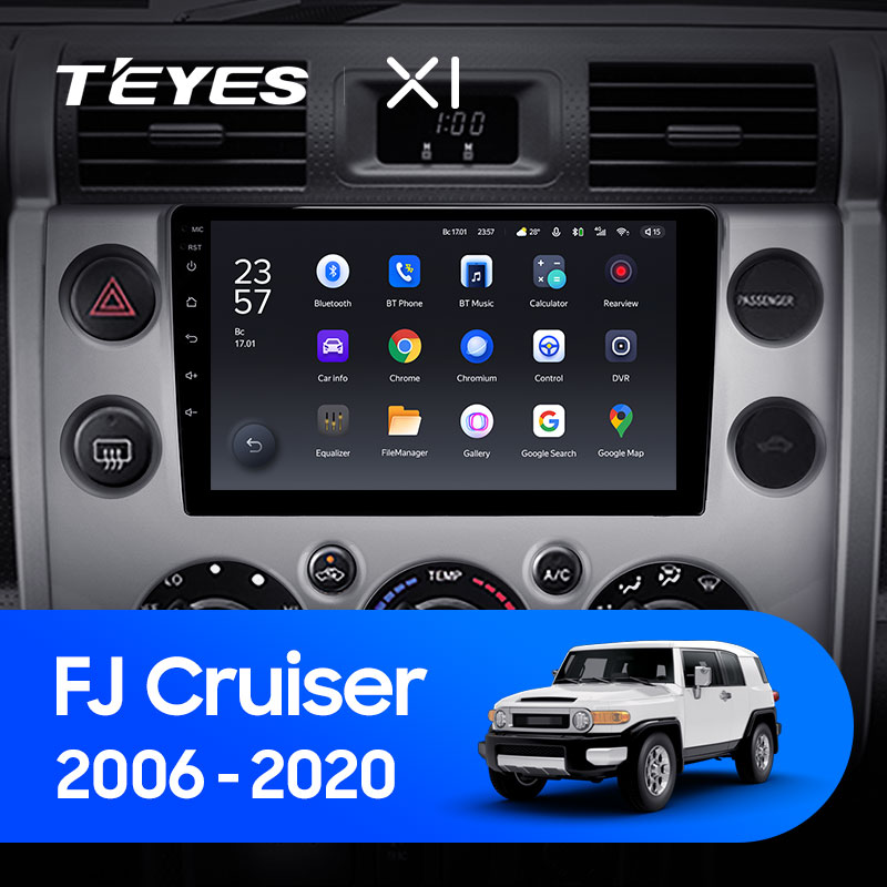 Автомагнітола штатна Teyes X1 для Toyota FJ Cruiser 2006-2020 Android 2/32 Гб Wi-Fi/4G (1674486122) - фото 3