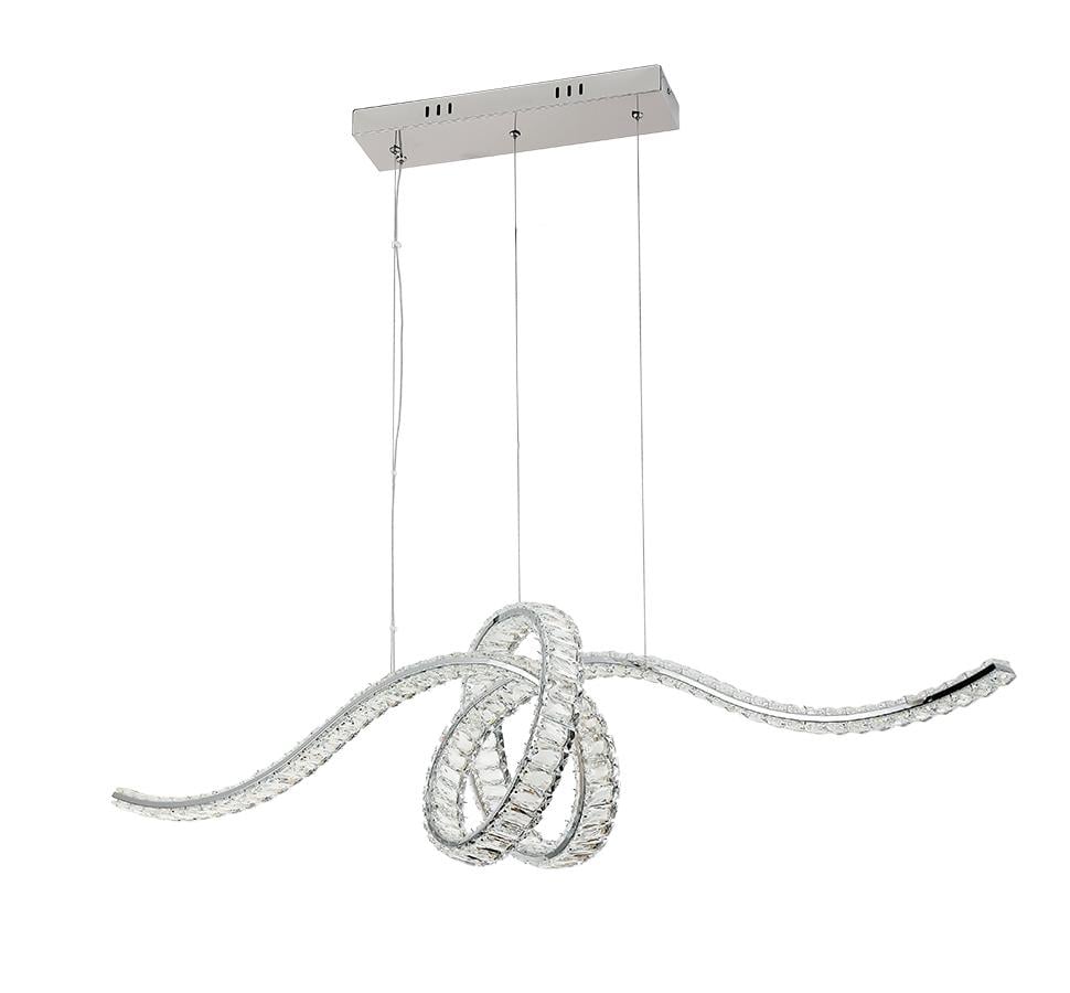 Люстра подвесная хрустальная декоративная LED Levistella 799L8821 1100 CH Хром (137810) Люстра подвесная хрустальная декоративная LED Levistella 799L8821 1100 CH Хром (137810)