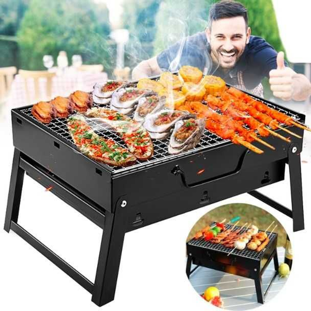 Гриль портативний Grill Portable складаний барбекю - фото 7