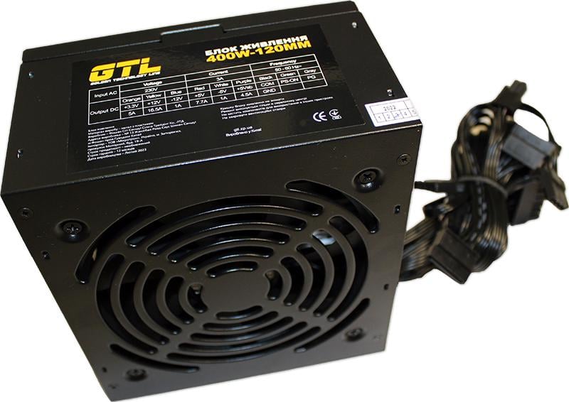 Блок живлення GTL 400W Black (GTL-400-120)