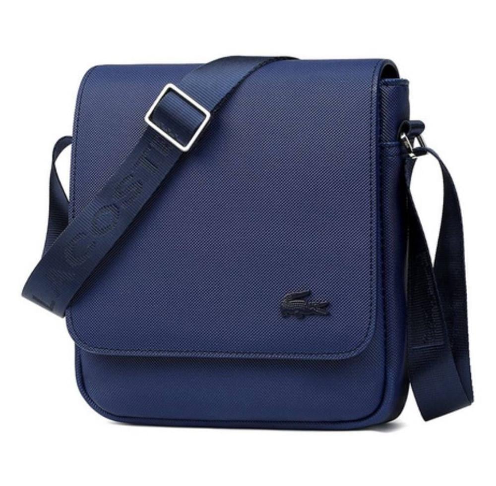 Сумка чоловіча Lacoste PU-шкіра Синій (2027 PTR)