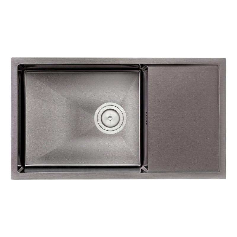 Мойка кухонная Q-tap D7844BL Black 3,0/1,2 мм (QTD7844BLPVD12)