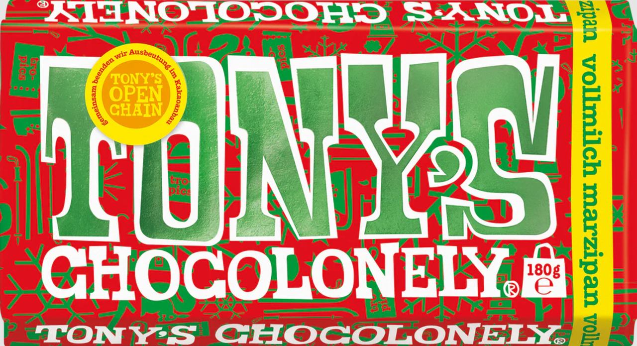 Шоколад Tony's Chocolonely Vollmilch Marzipan 180 г (2437113147)