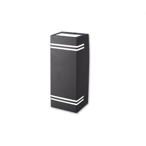 Светильник уличный настенный master LED Nela mL-3213 2хGU10 IP44 накладной алюминий PC Черный
