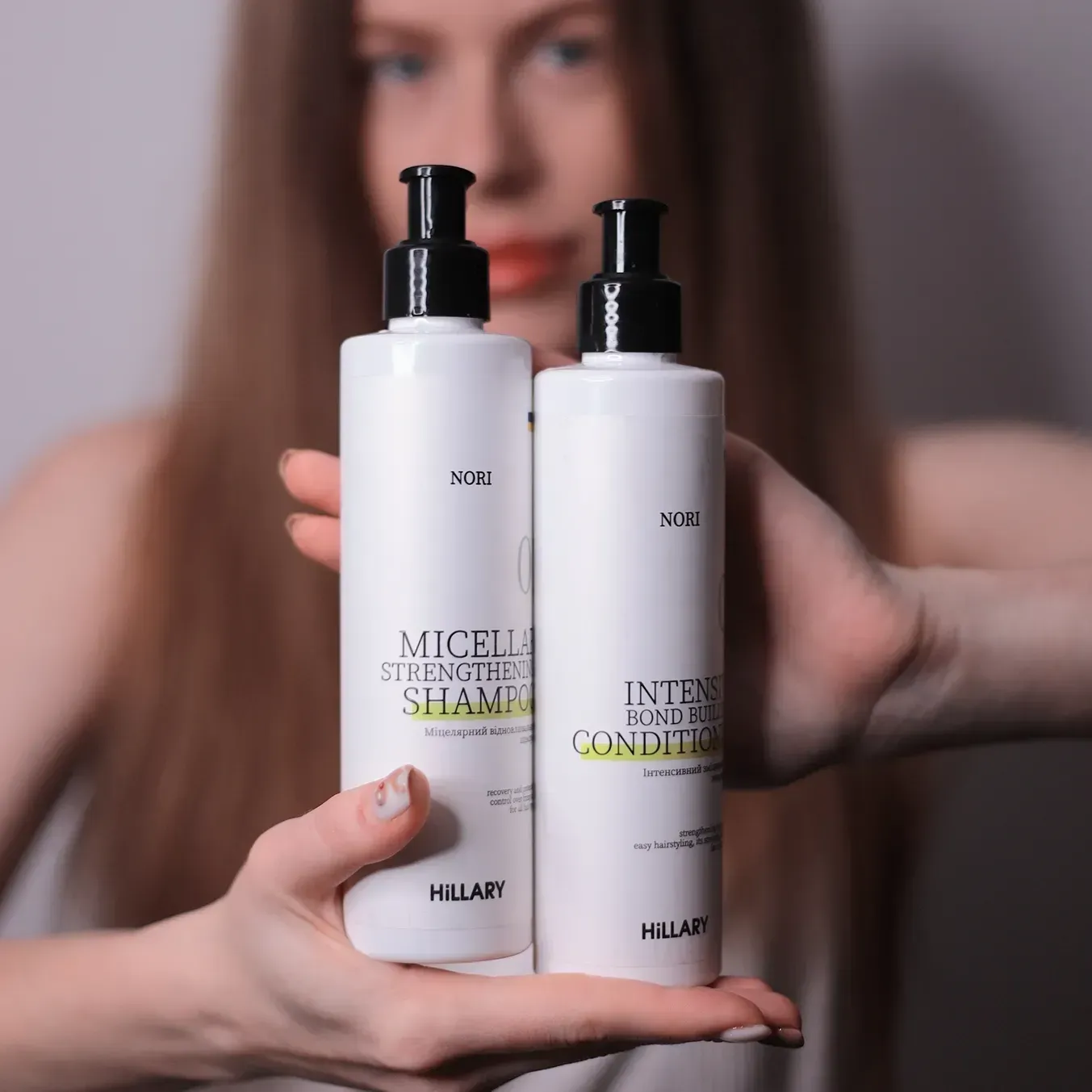 Набор для всех типов волос Hillary Nori Intensive Nori Bond Building шампунь и кондиционер 500 мл - фото 4